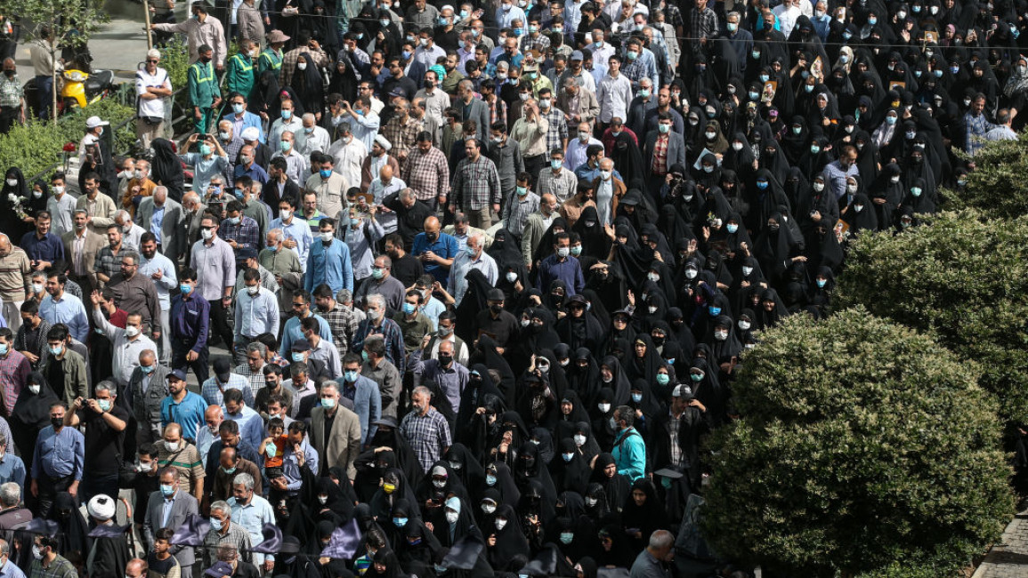 funeral in Tehran 