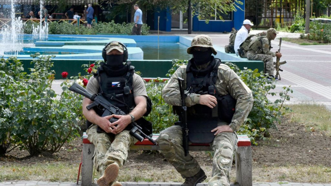 Russian soldiers in Ukraine 