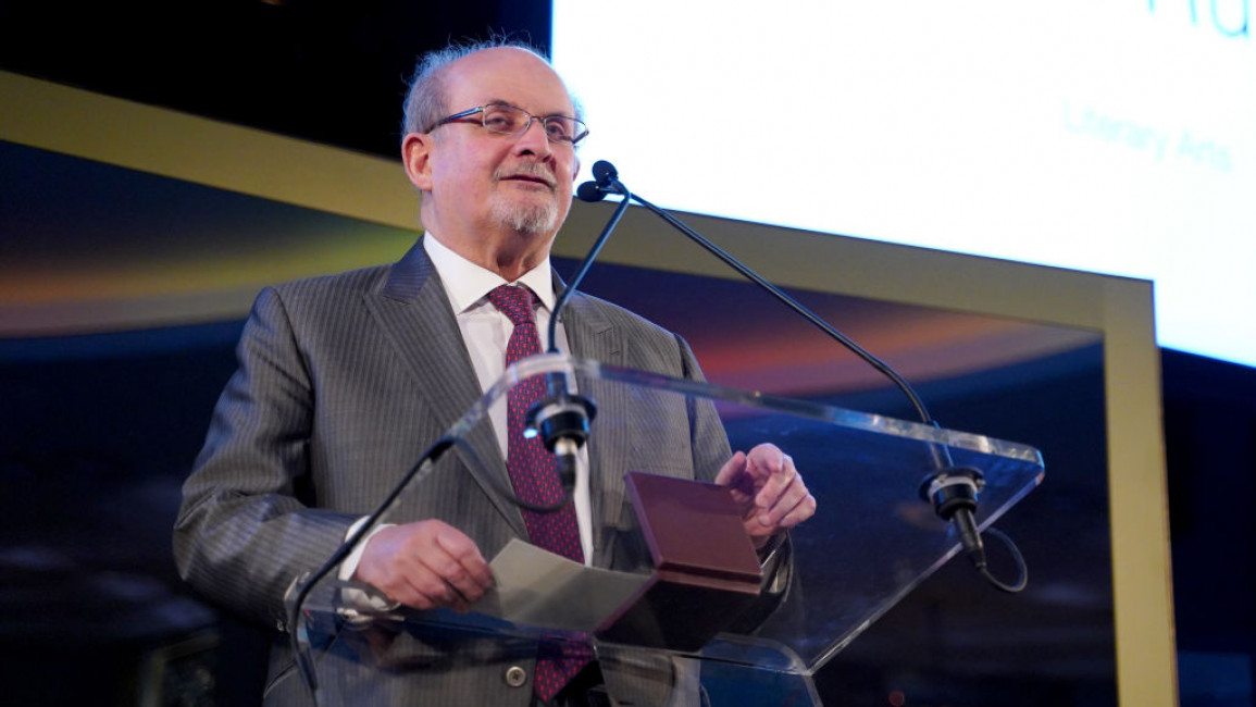 Salman Rushdie was attacked as he was about to give a lecture [Getty File Image]