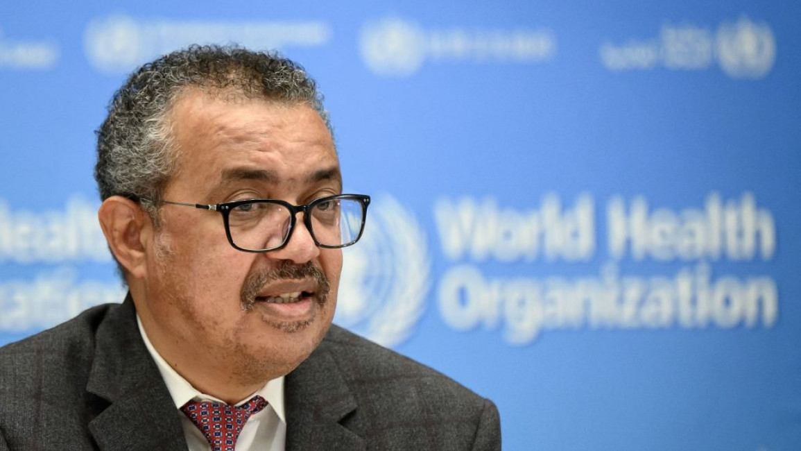 Tedros Adhanom Ghebreyesus, the head of the World Health Organization