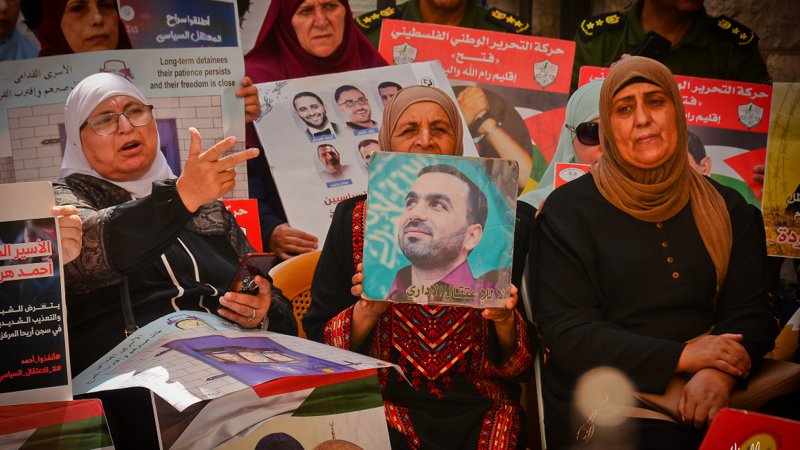 Palestinian prisoners' families / Qassam Muaddi