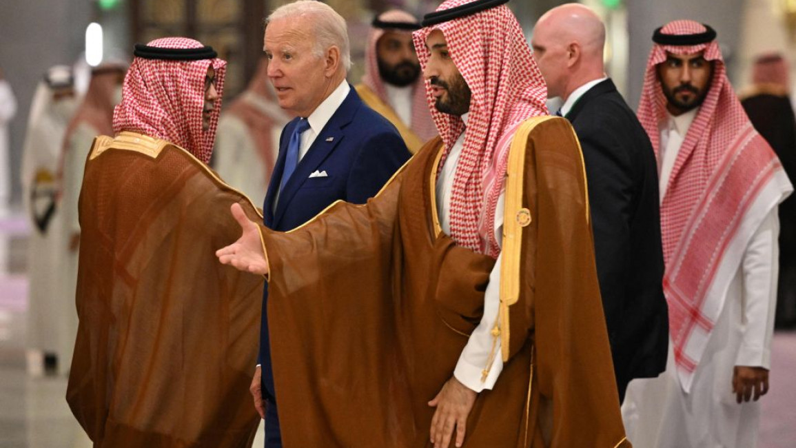US president Joe Biden visited Saudi Arabia in July this year 