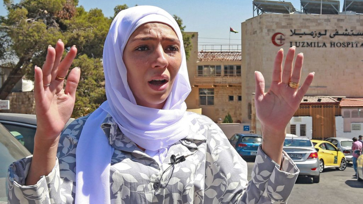 Israa Raed spoke of her relief at the rescue of her baby daughter [Getty]