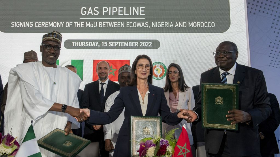 Nigerian and Moroccan representatives singed the deal in Rabat [Getty]