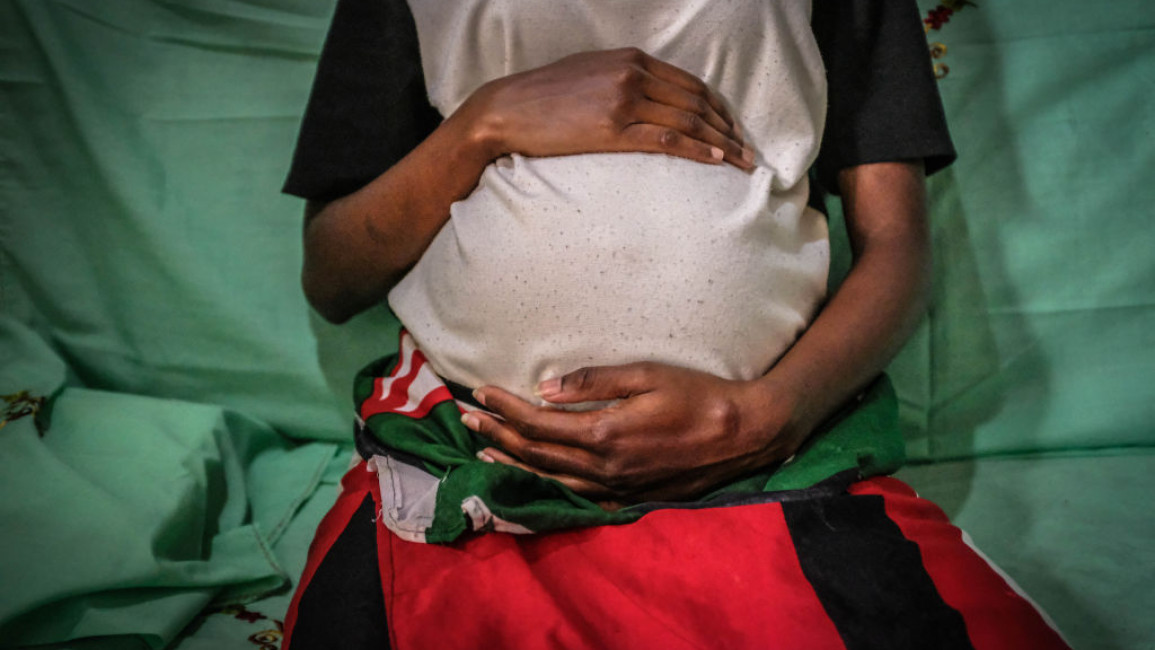 Pregnant asylum seeker 