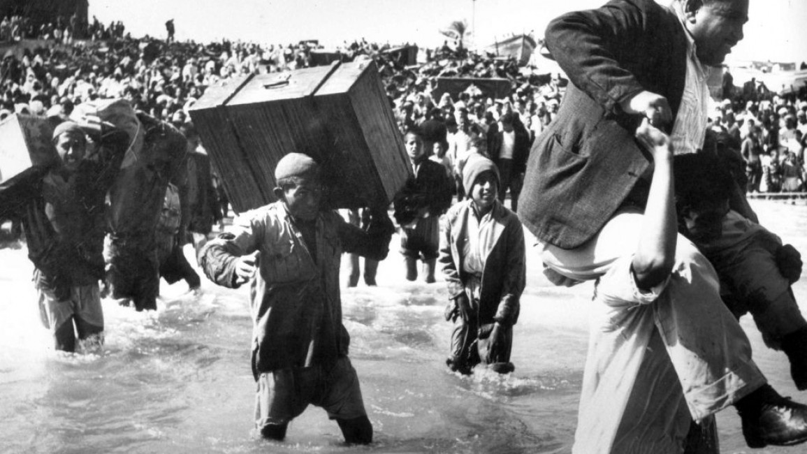 Hundreds of thousands of Palestinians were driven from their homes by the Israeli military during the 1948 Nakba [Getty]