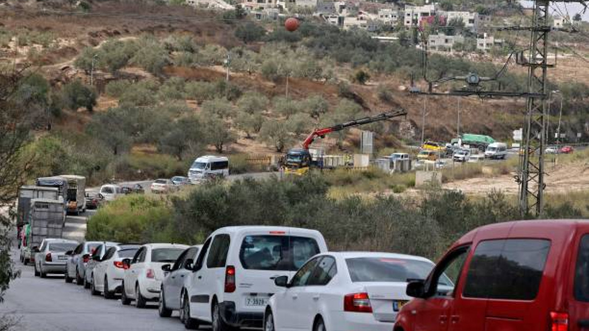 Israeli checkpoint Nablus / Getty