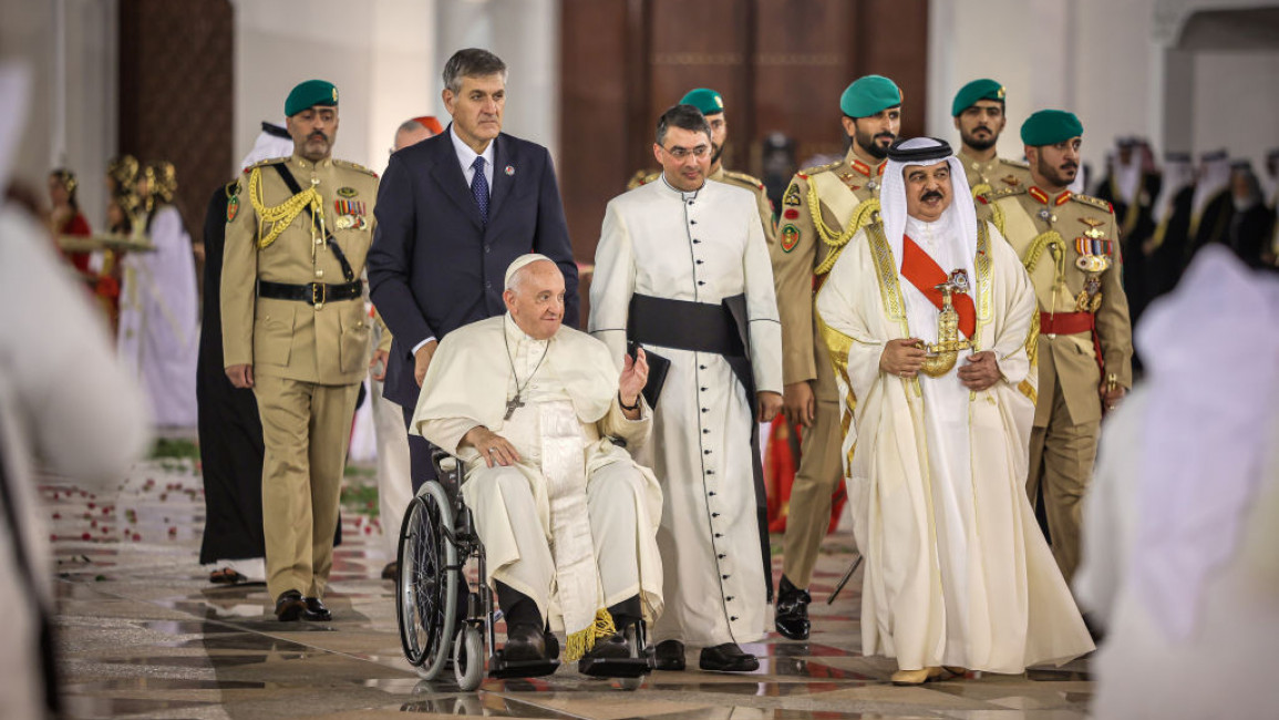 Pope Francis's trip to Bahrain is aimed at fostering links with the Muslim world [Getty]