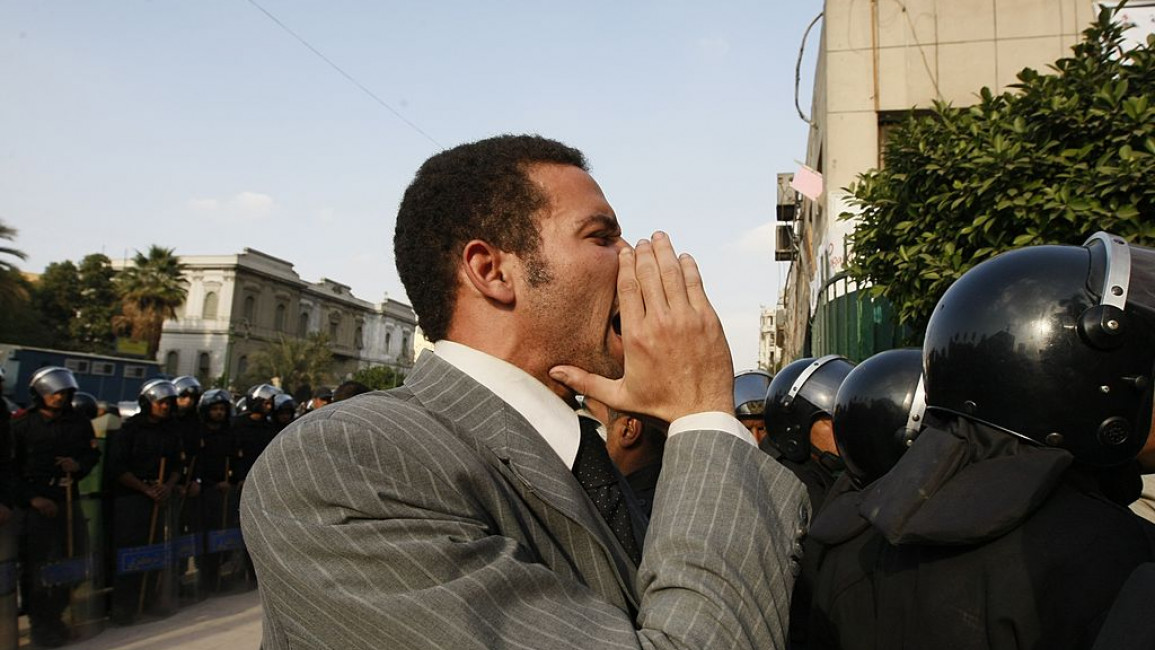 Lawyers protested in a number of Egyptian cities [Getty File Image]