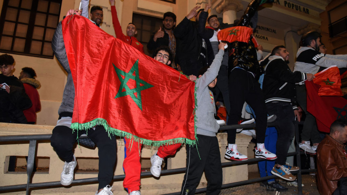 Morocco football fans 