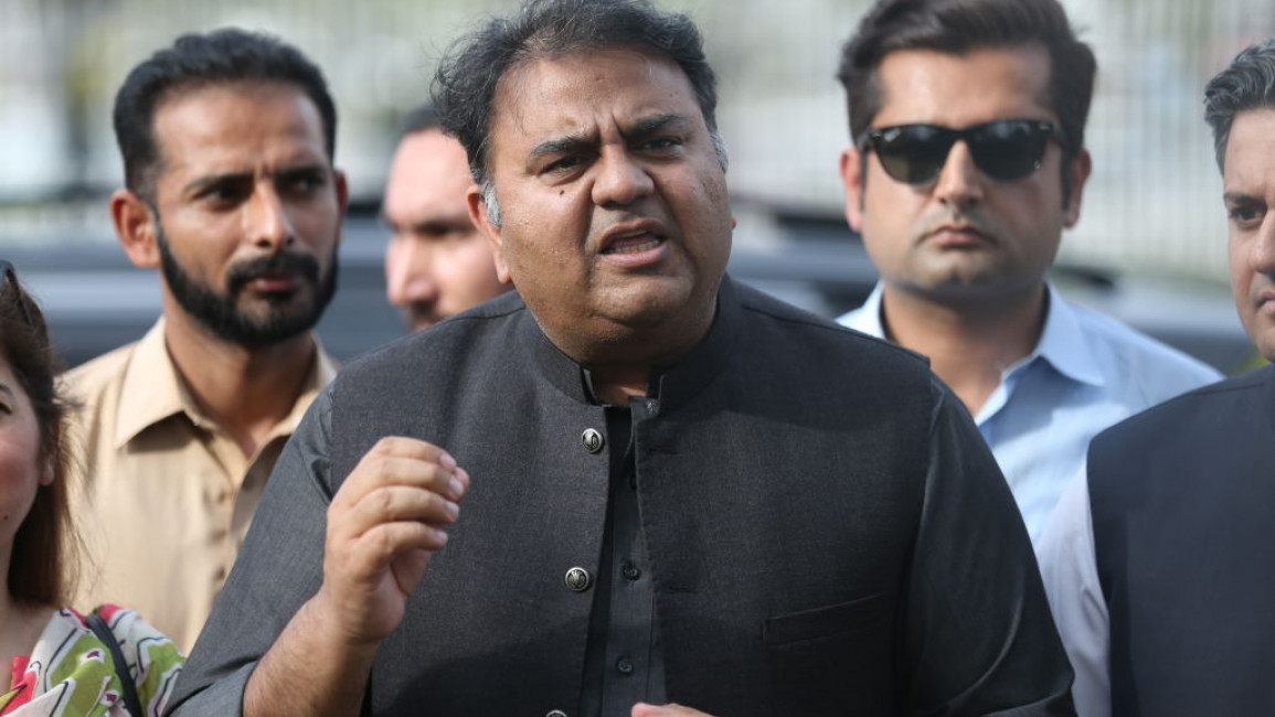 Fawad Chaudhry was arrested on Wednesday morning [Getty]