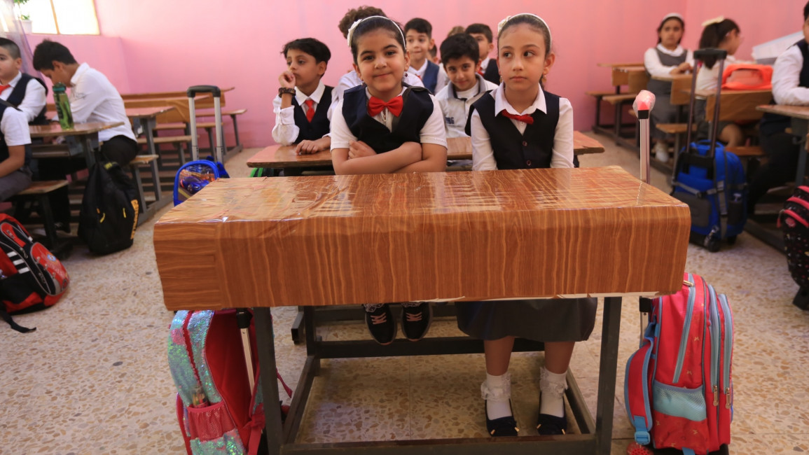 Iraqi elementary students