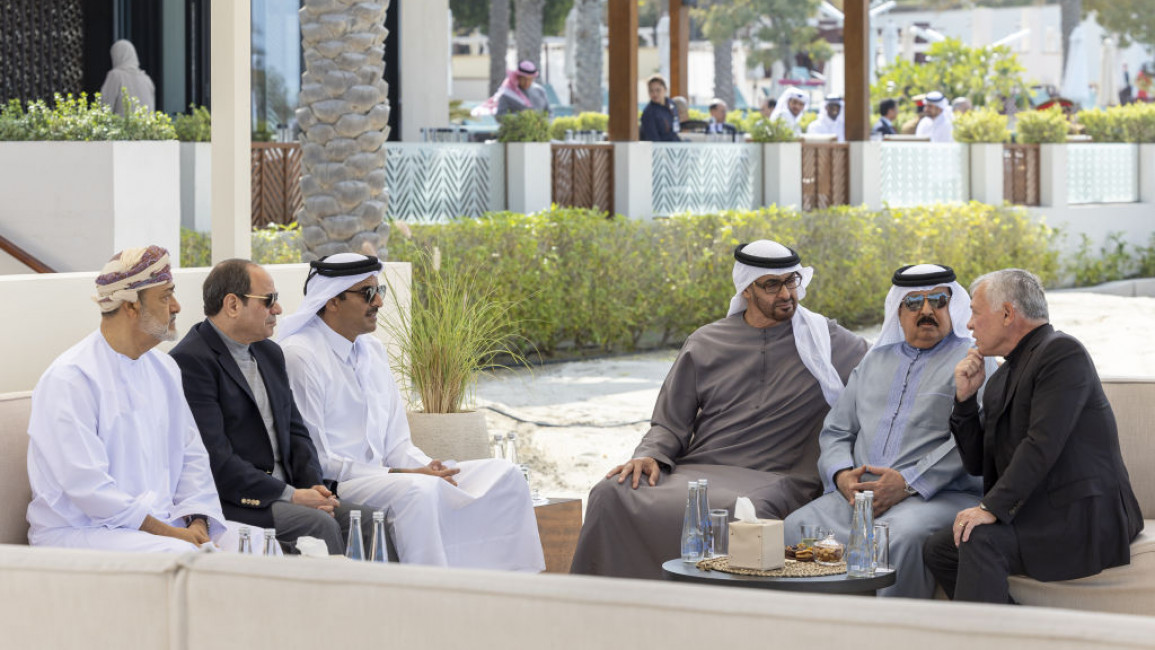 Leaders from six Arab countries met in Abu Dhabi [Getty]
