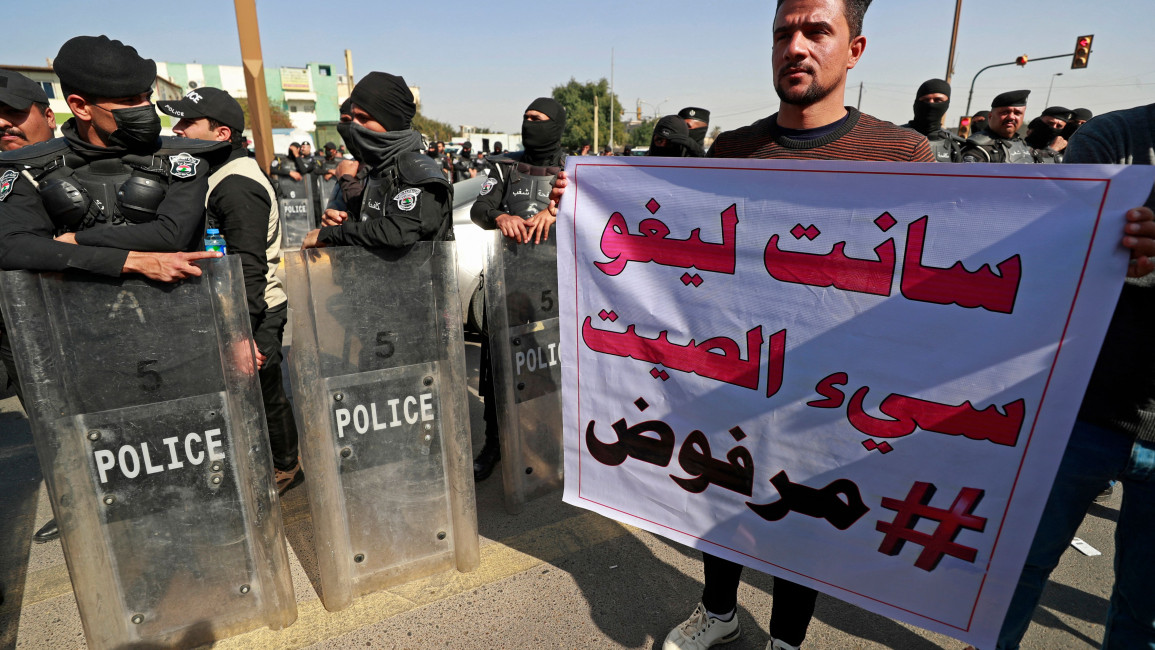 Iraq demonstrations 