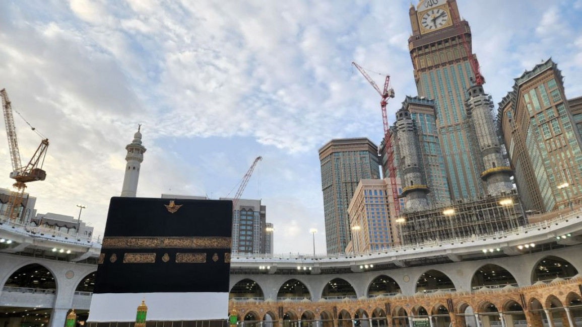 mecca with clock