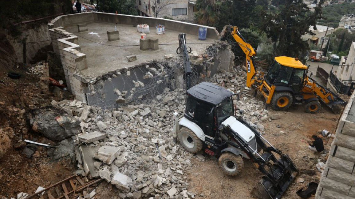 Israel regularly demolishes homes of Palestinians in East Jerusalem and the West Bank [Getty]