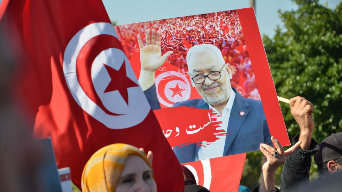 Ghannouchi was detained as part of a crackdown on the Ennahdha Party [Getty]