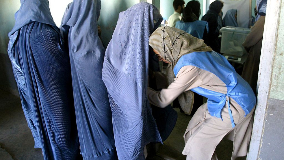 Female staff in Afghanistan