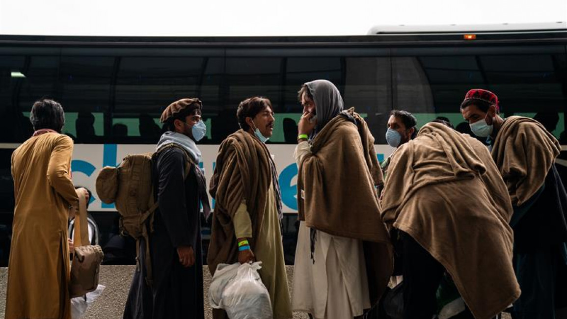 Afghans-refugees