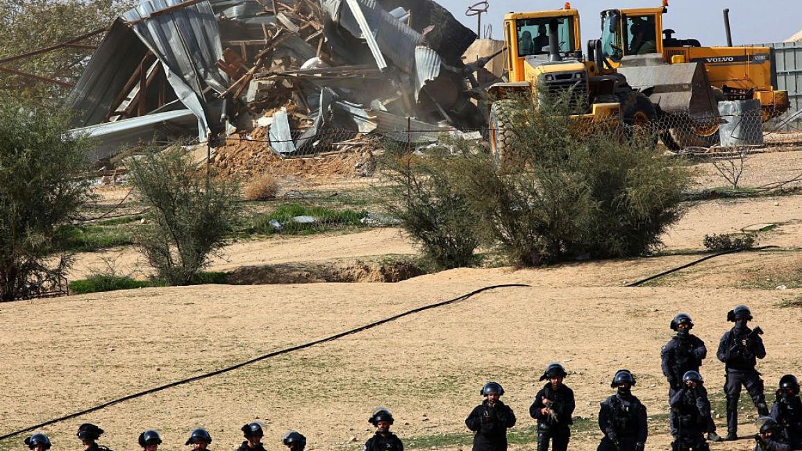 Israel has regularly demolished Palestinian Bedouin villages in the Naqab/Negev region [Getty]