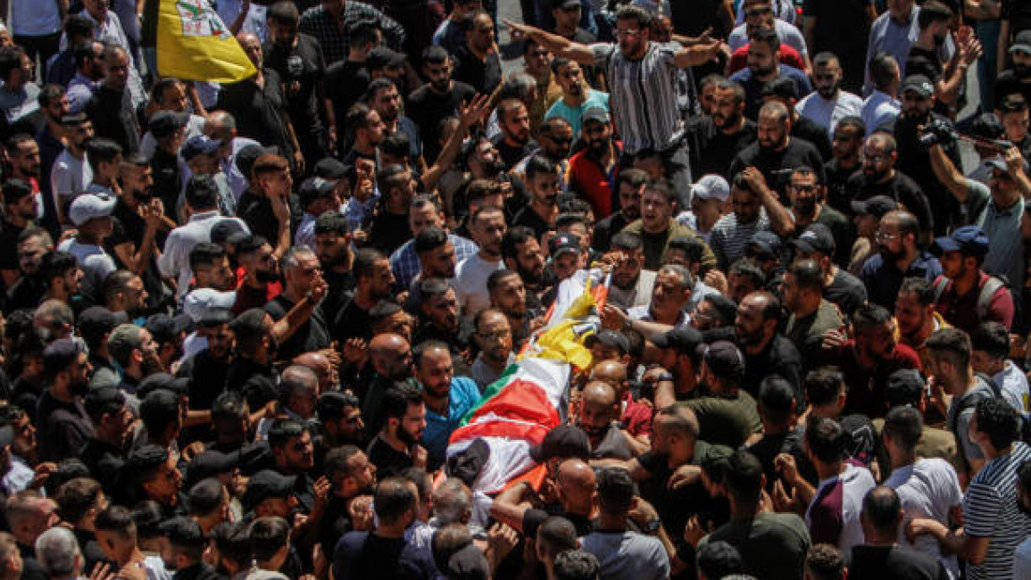 Palestinian funeral Getty