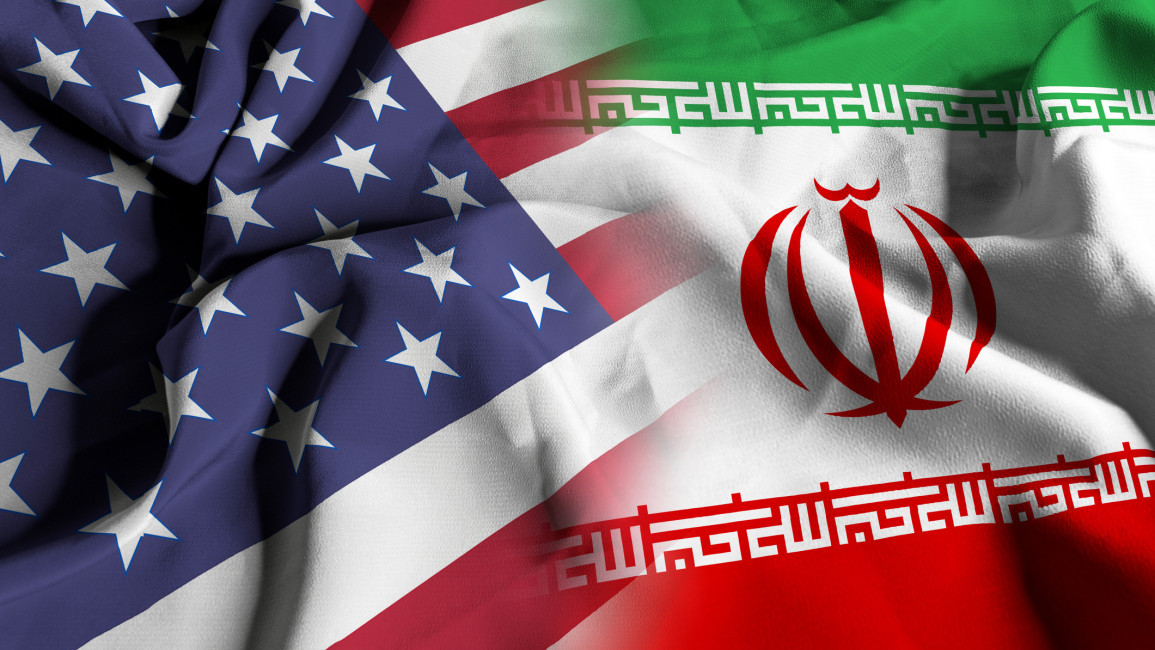 Iran-US flag