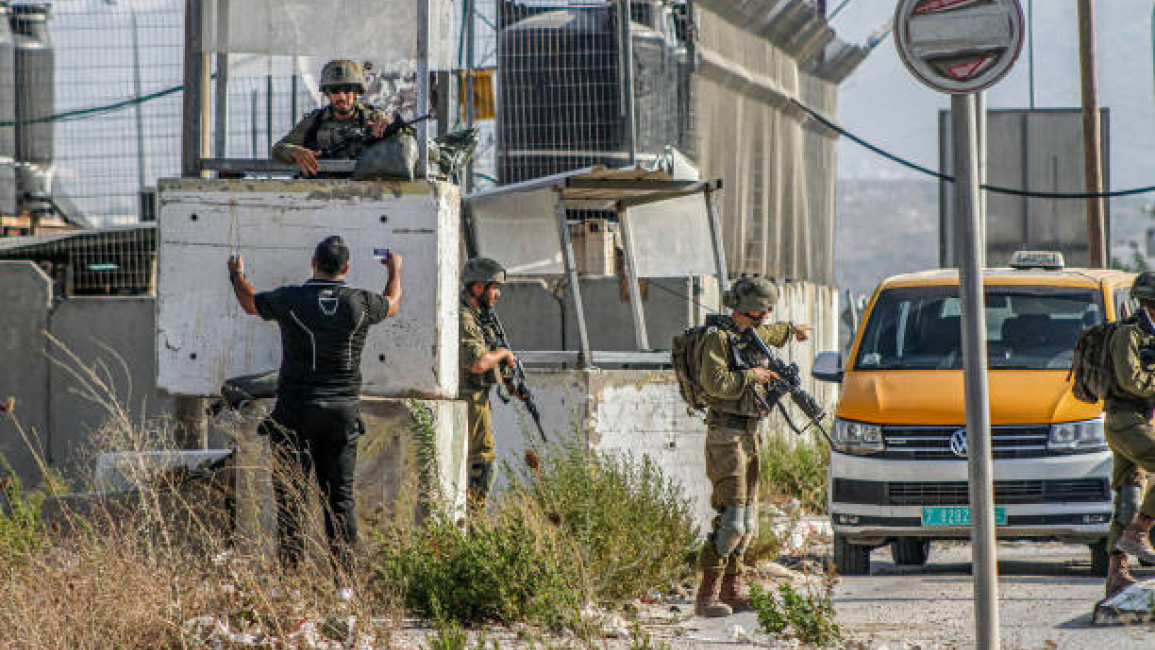 Israeli checkpoint Getty