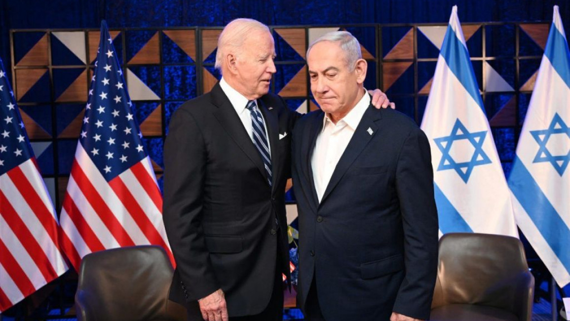 Biden has offered Netanyahu "unlimited" support in his war on Gaza [Getty]