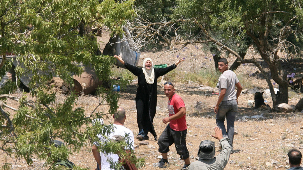 Illegal settlers regularly terrorise the olive groves of Palestinians living in the Occupied West Bank [Getty Images]
