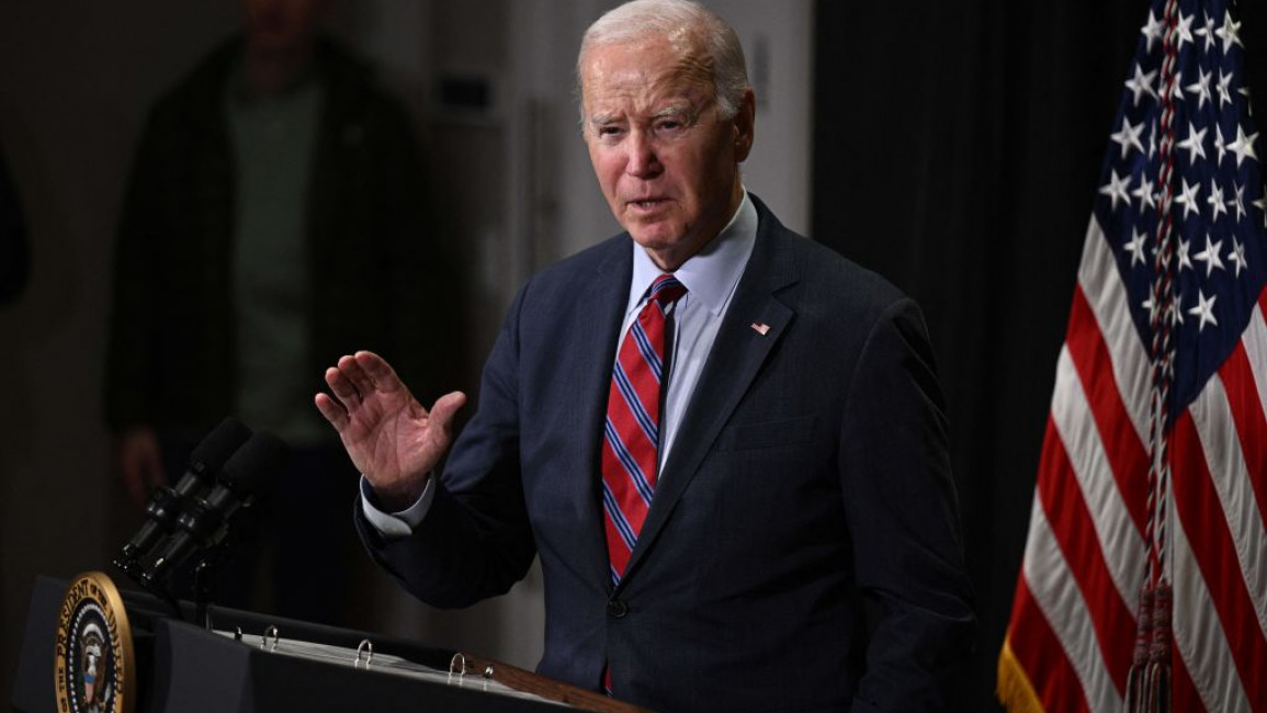 Joe Biden spoke while on vacation at Nantucket [Getty]