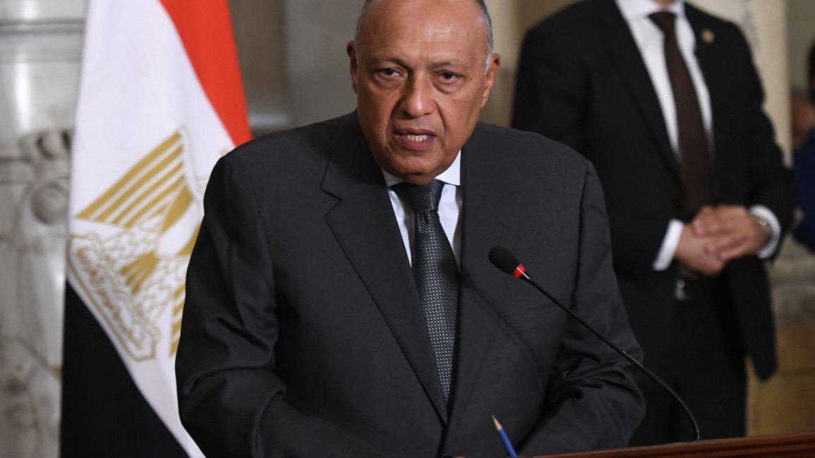Egyptian foreign minister Sameh Shoukry has previously hosted talks aimed at achieving a ceasefire in Gaza [Getty]