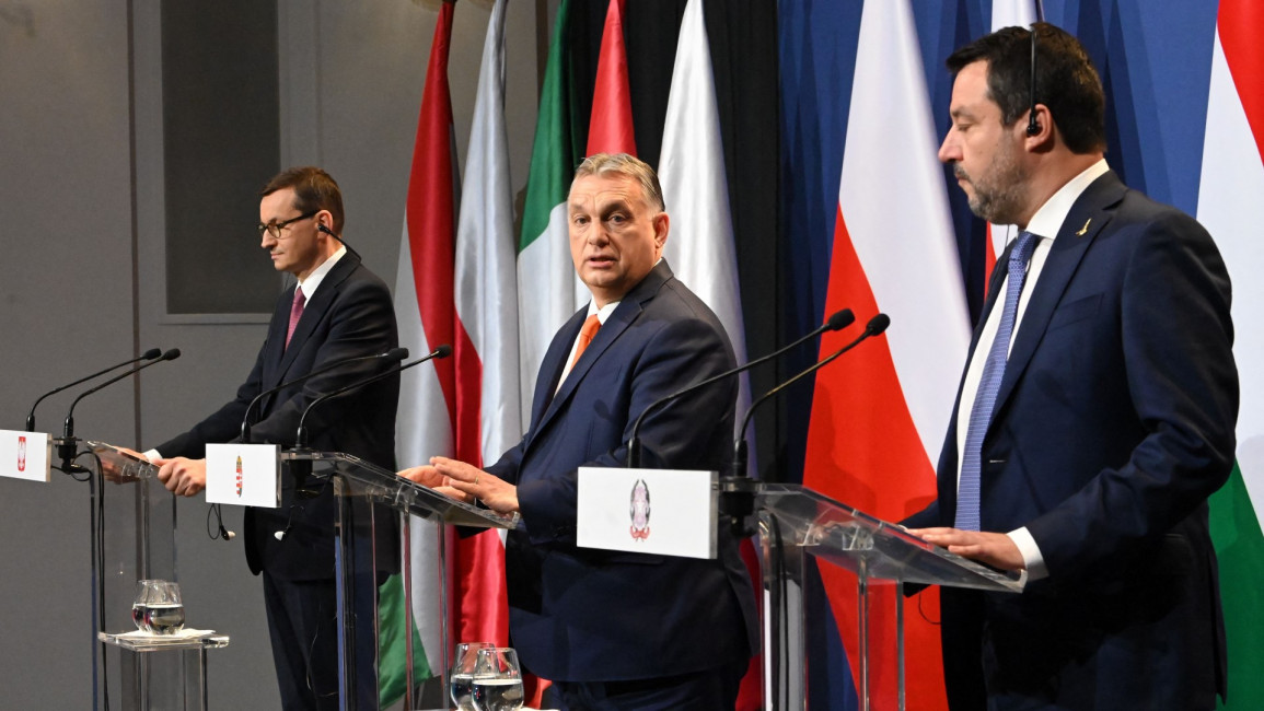 Prime Ministers Morawiecki, Minister Orban and Senator Salvini. 