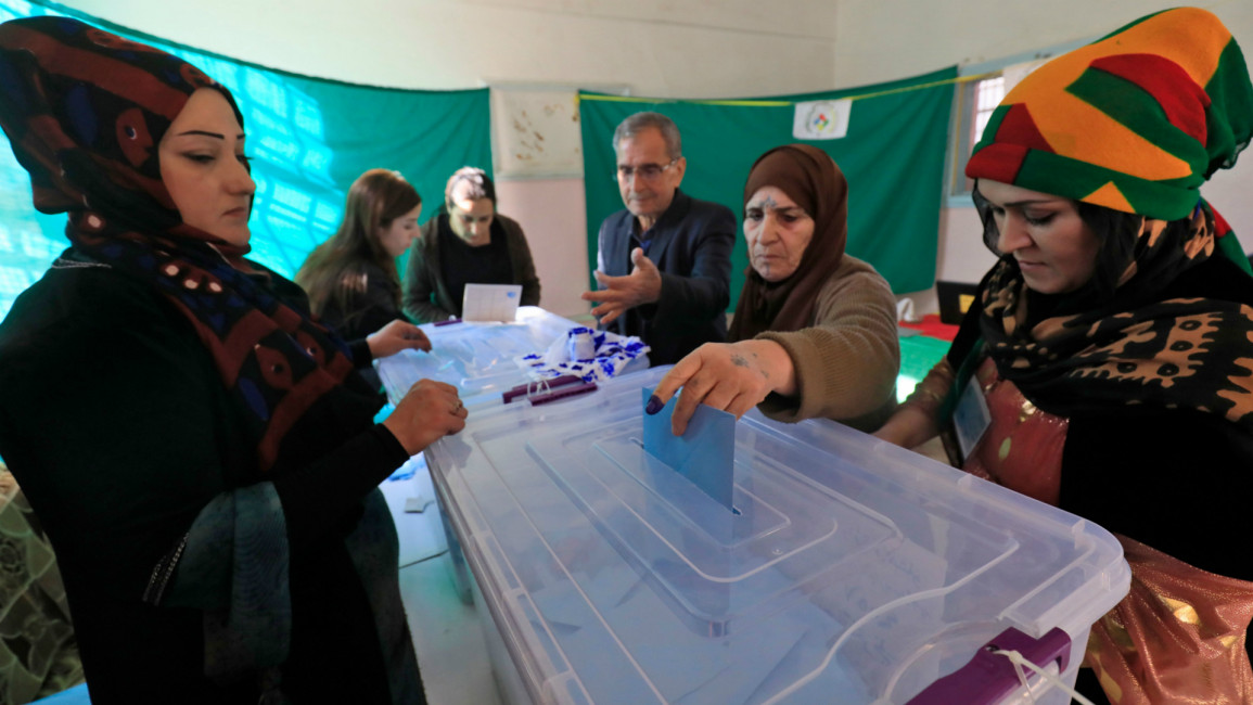 Syria elections -- AFP