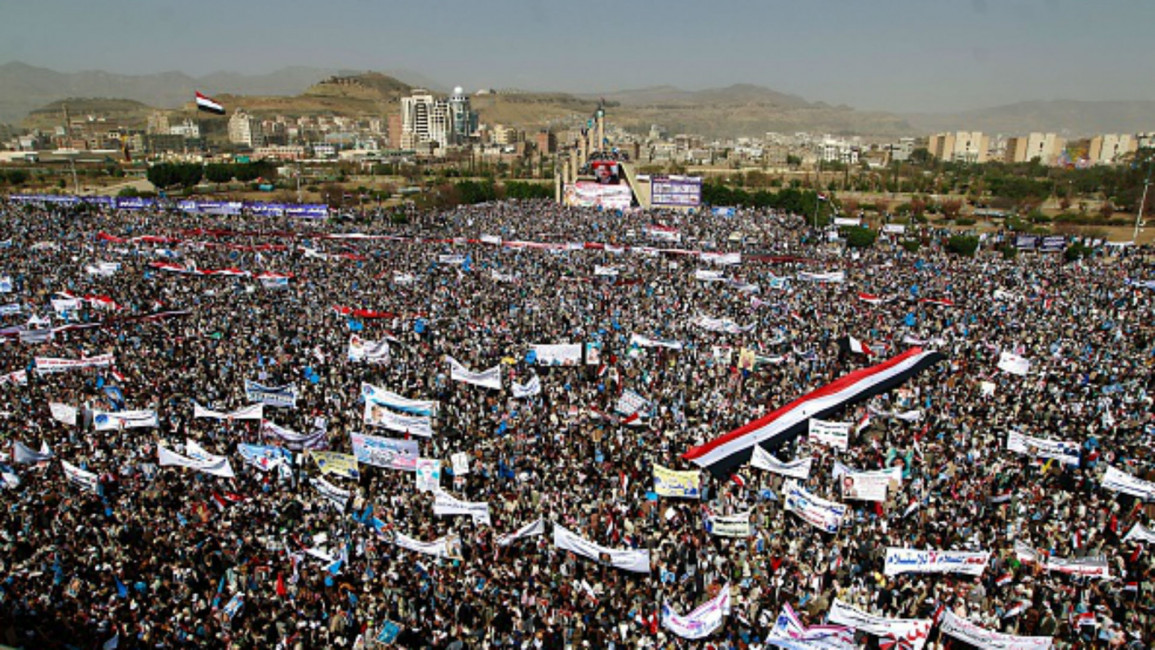 Saudi-led coalition in Yemen: one year on [AFP]
