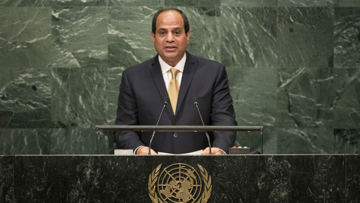 Abdel Fattah al-Sisi UN GETTY