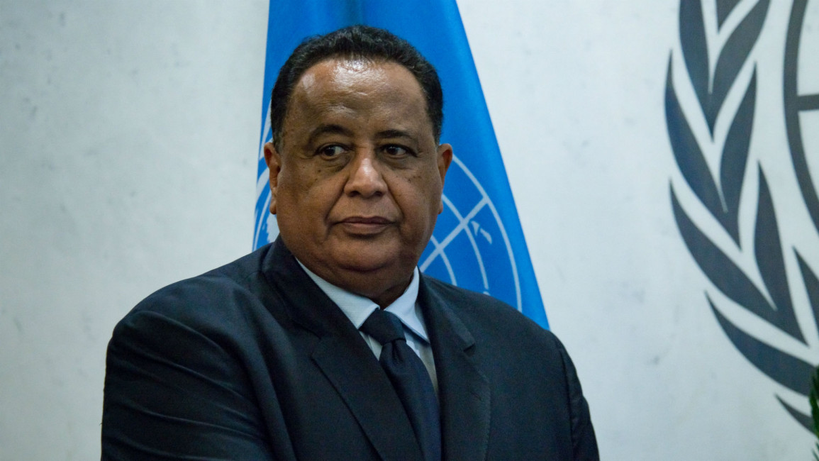 Getty Ibrahim Ghandour Sudan foreign minister 