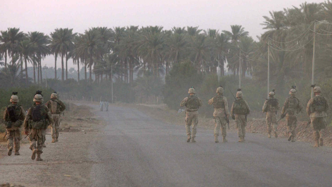 US troops Balad Iraq 2003 Getty