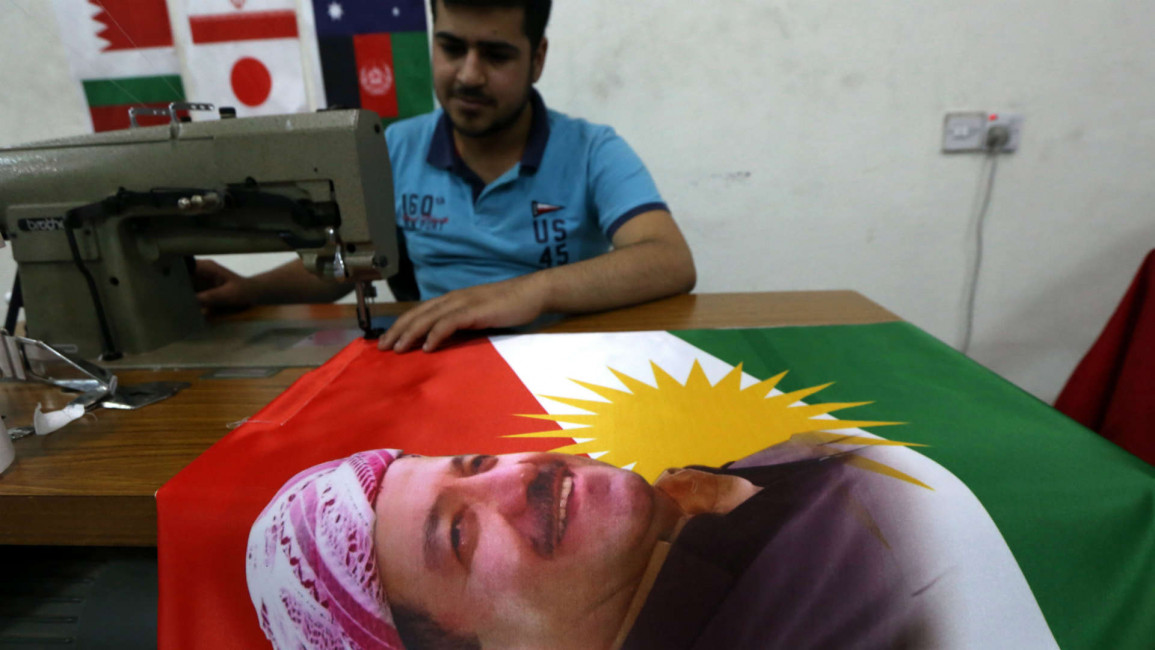Kurd flag AFP