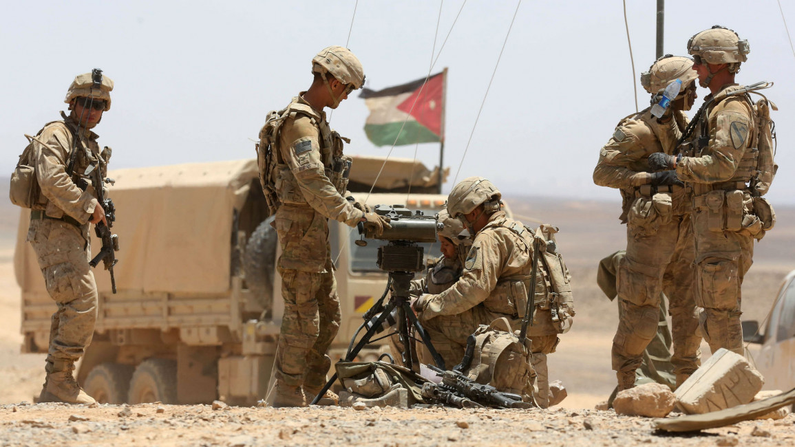 US soldiers in Jordan [Getty]