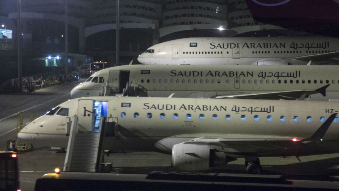 Saudia plane getty