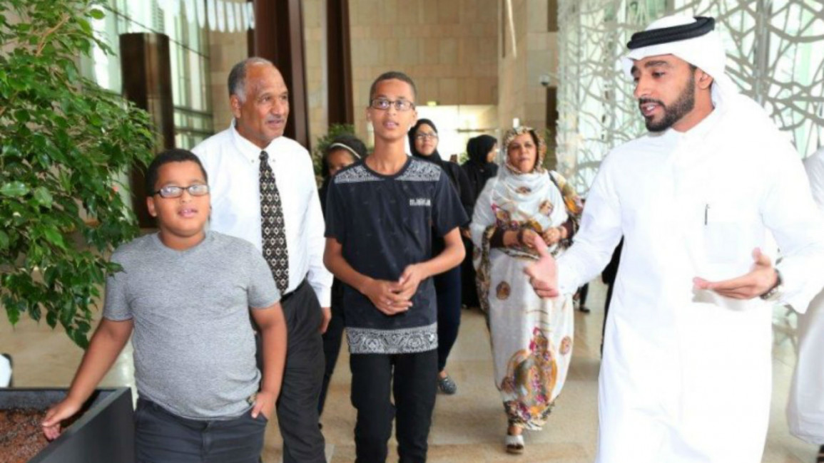 Ahmed Mohamed visits Qatar Foundation [QF]