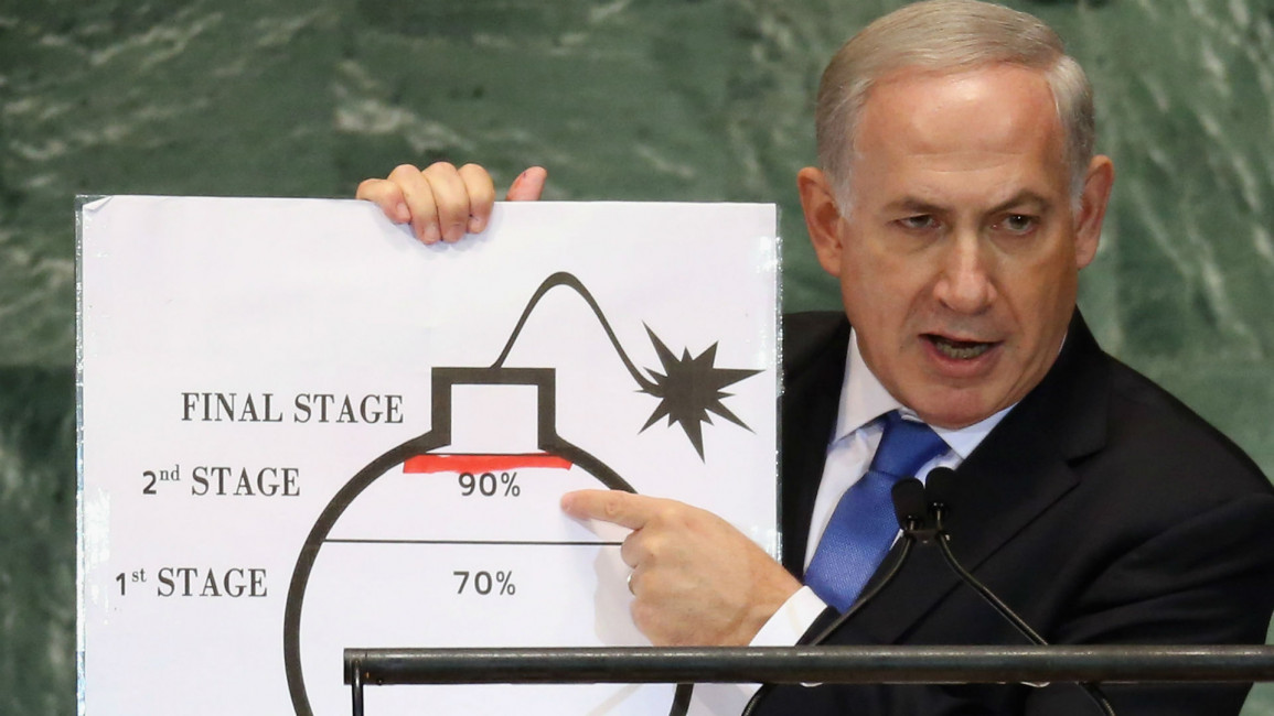 Netanyahu Iran bomb