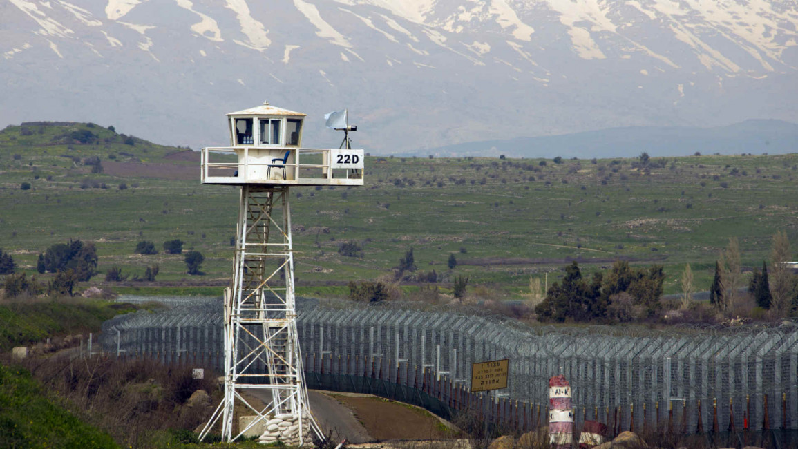 Golan Heights demilitarised zone - Getty