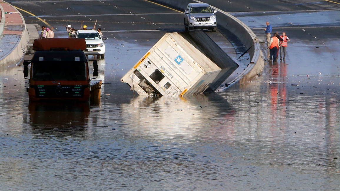 Kuwait floods -- AFP