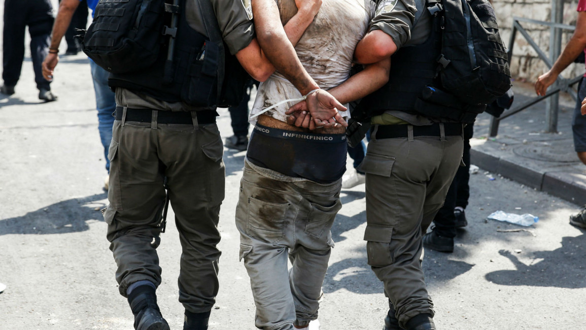 al-Aqsa clashes [AFP]