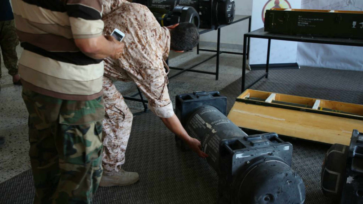 Javelin anti-tank missile LIbya - AFP