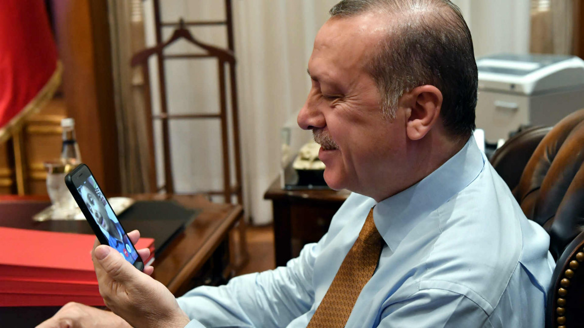 Erdogan is a longtime Apple fanboy