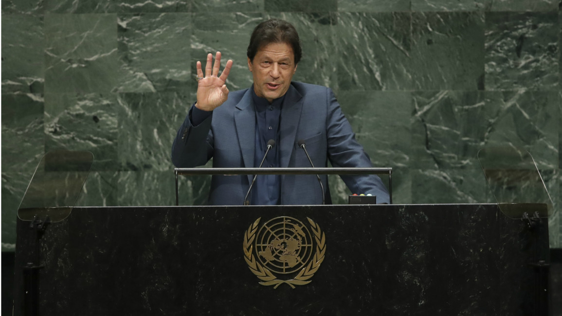 Imran Khan -- AFP