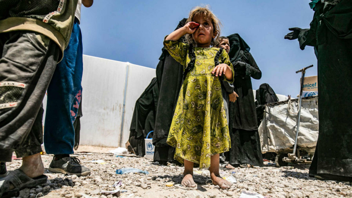 Syiran children refugee camp - AFP