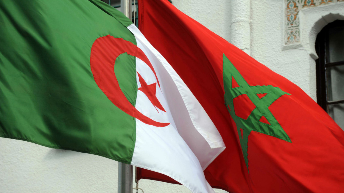 Morocco Algeria flags AFP